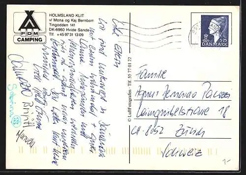 AK Hvide Sande, FDM Camping, Holmsland Klit v Mona og Kaj Bernbom