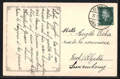 AK Himmerod i. d. Eifel, Eichelhütte und Salmtal aus der Vogelschau
