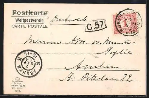 AK Cleve, Schwanenburg mit Schwanenritter