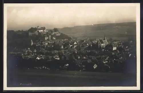AK Kronach / Oberfranken, Blick auf den Ort