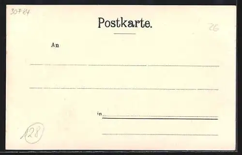 AK München, Schackgallerie mit Propyläen