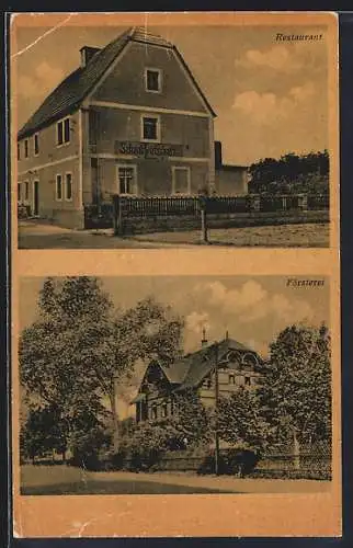 AK Wülknitz, Restaurant Wald-Schänke Heidehäuser v. J. Penter