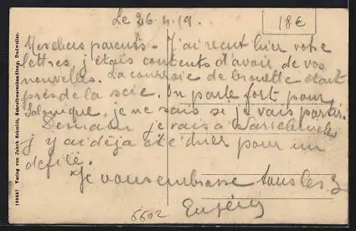 AK Dudweiler, Partie in der Saarbrücker Strasse