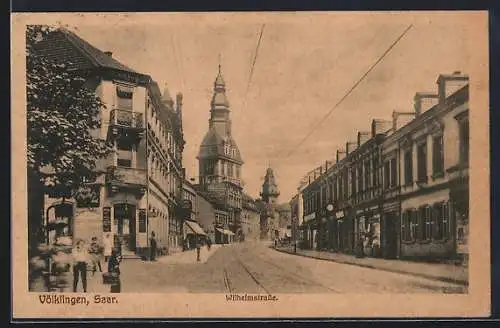 AK Völklingen /Saar, Gasthaus Münchener Kindl v. Karl Leinen an der Wilhelmstrasse