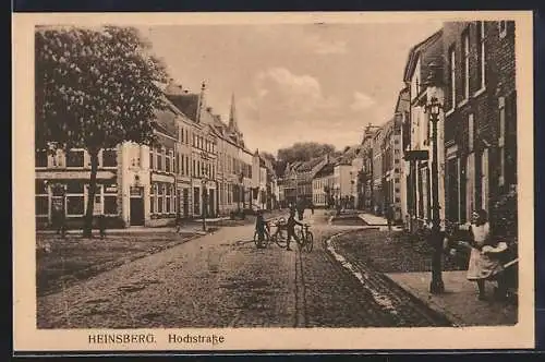 AK Heinsberg / Rhld., Partie an der Hochstrasse