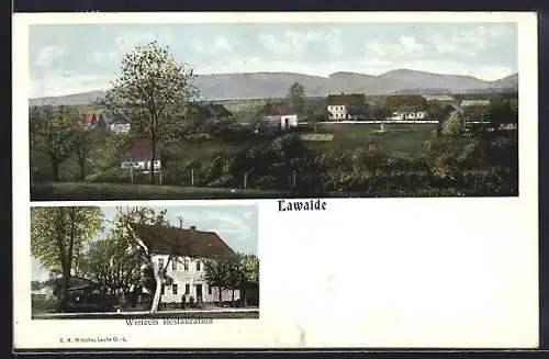AK Lawalde, Wenzels Restaurant und Totalansicht