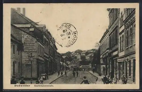 AK Dudweiler, Geschäfte in der Saarbrückerstrasse