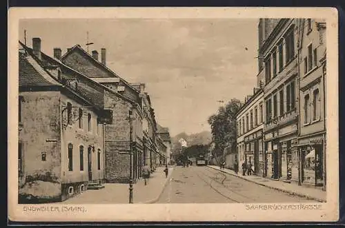 AK Dudweiler /Saar, Gasthaus in der Saarbrückerstrasse