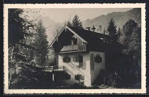 AK Neuhaus a. Schliersee, Hotel Haus Schlupfwinkel, Jägerkampstrasse 3
