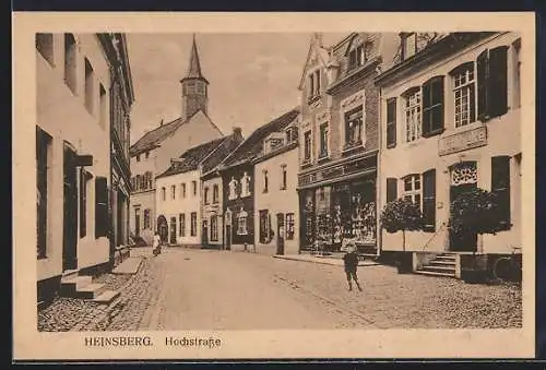 AK Heinsberg / Rhld., Apotheke und Geschäft in der Hochstrasse