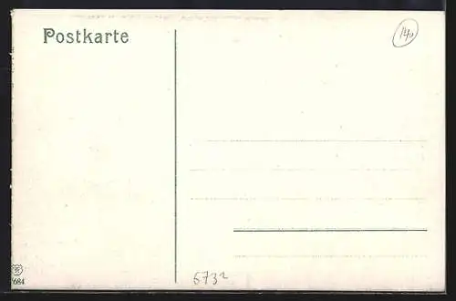 AK Edenkoben, Hauptstrasse mit Hotel zum goldenen Schaf
