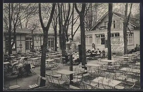 AK Berlin-Pichelswerder, Restaurant Inselgarten, Inh. C. Freund