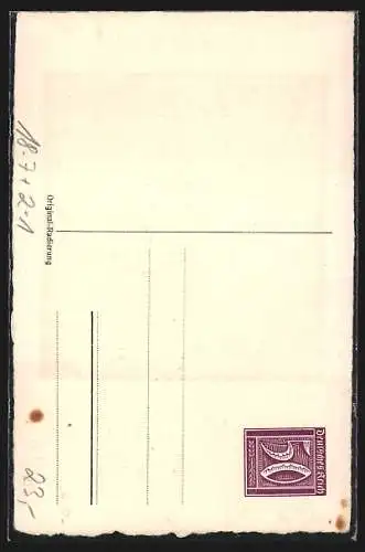AK Frankfurt a. M., 28. Philatelisten-Tag des deutsch-österr. Philatelistenvereines 1922, Rothes Haus, Ganzsache