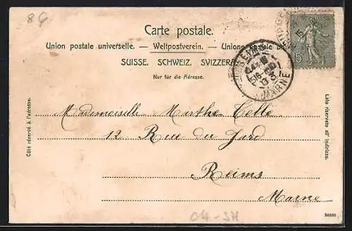 AK Stein a. Rhein, Strassenpartie