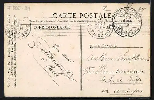 AK J`offre,... c`est ma tournée, Propaganda, Joffre verdrischt Franz Josef I. und Wilhelm II.