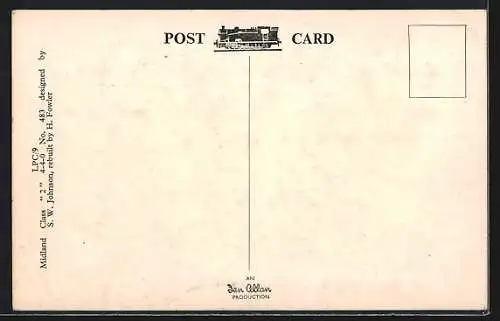 Künstler-AK englische Eisenbahn No. 483
