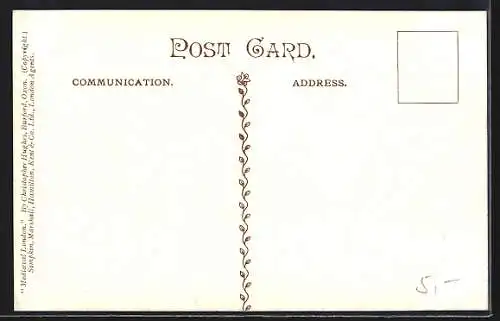 Künstler-AK London, The Customs House