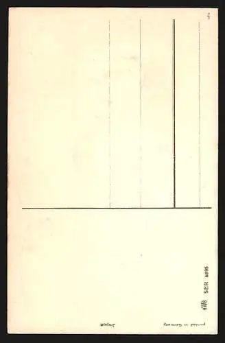 AK Betrunkener Mann sieht nur noch gebogene Strassenlaternen, Trinkerhumor