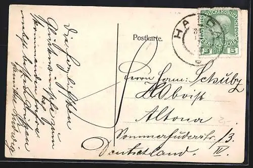 AK Haida, Panoramablick zum Ort