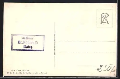 AK Napoli, Strassenbahn am Museo Nazionale