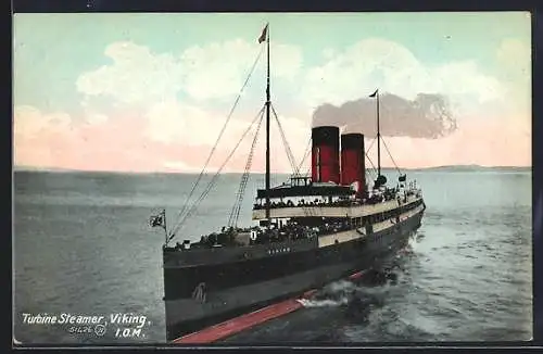 AK Passagierschiff TS Viking in voller Fahrt