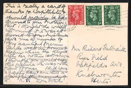 AK Passagierschiff RMS Queen Elizabeth aus der Vogelschau