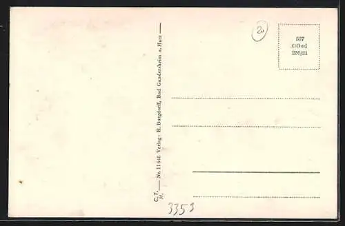 AK Bad Gandersheim, Menschen vor dem Rathaus