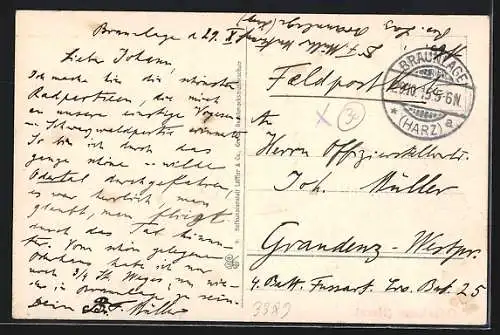 AK Oderhaus, Partie an der Allee