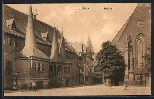AK Einbeck, Rathaus am Hauptplatz