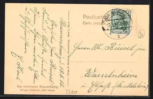 AK Braunschweig, Das Herzogl. Hoftheater