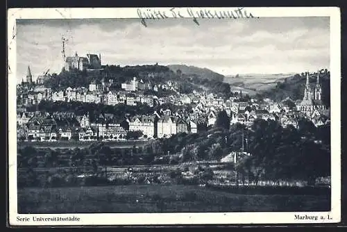 AK Marburg, Panoramaansicht
