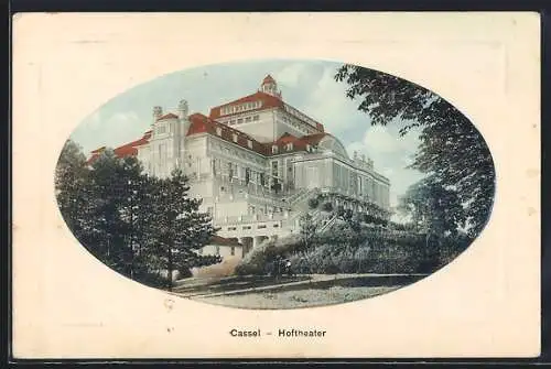AK Kassel, Ansicht vom Hoftheater