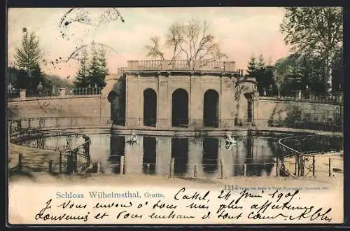 AK Kassel, Schloss Wilhelmsthal, Grotte