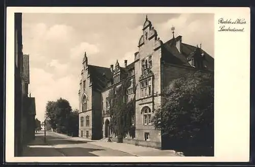 AK Rinteln, Blick auf Landratsamt