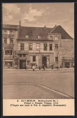 AK Berlin, Wohnhaus Molkenmarkt Nr. 1