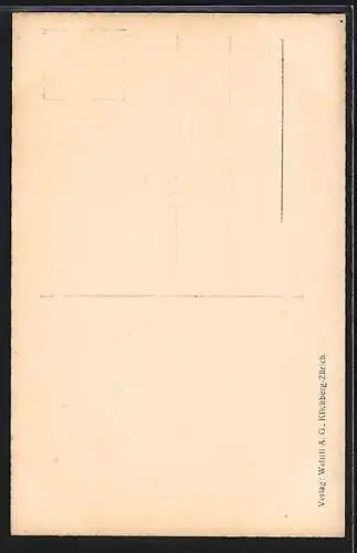 AK Schaffhausen, Strassenansicht Oberstadt mit Passanten