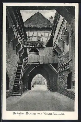 AK Iphofen, Inneres vom Einersheimertor