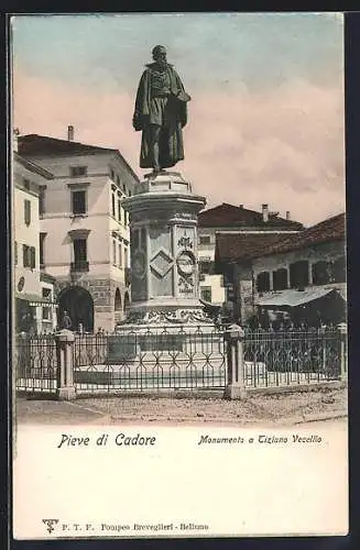 AK Pieve di Cadore, Monumento a Tiziano Vecellio