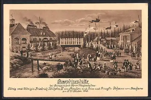 Künstler-AK Schreiberhau, Partie in der Josephinenhütte