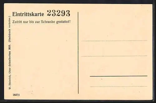 Künstler-AK Schreiberhau, Partie in der Josephinenhütte