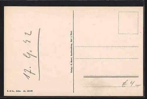 AK Hall, Ansicht aus der Ferne