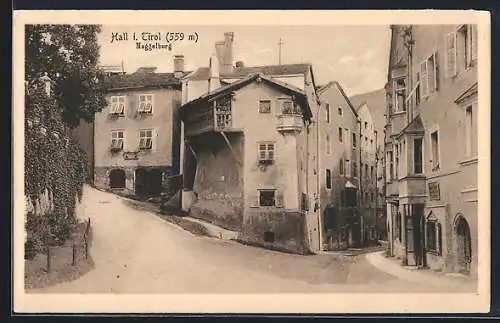AK Hall, Blick auf die Naggelburg