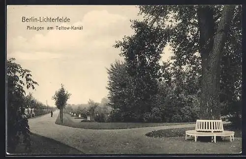 AK Berlin-Lichterfelde, Anlagen am Teltowkanal