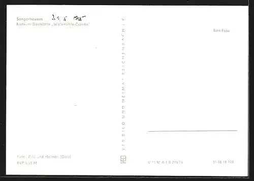 AK Sangerhausen, Konsumgaststätte Walkmühle-Csarda