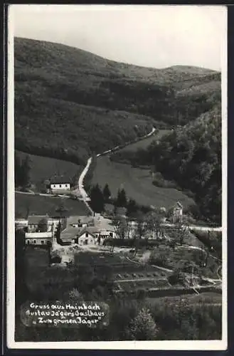 AK Vorder-Hainbach, Gustav Jäger`s Gasthaus Zum grünen Jäger