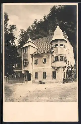 AK Losenstein /O.Ö., Das Gasthaus Schlosstaverne
