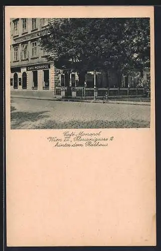 AK Wien, Café Monopol in der Floriangasse 2