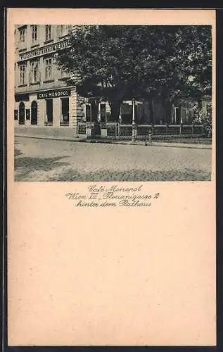AK Wien, Café Monopol in der Floriangasse 2
