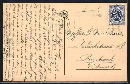 AK Eupen, Sanatorium, vue générale