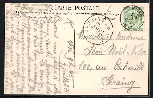 AK Visé, Le Pont sur la Meuse